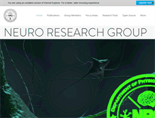 Tablet Screenshot of neuroresearchgroup.com